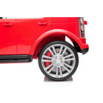 Elektrické autíčko - Land Rover Discovery - nelakované - červené